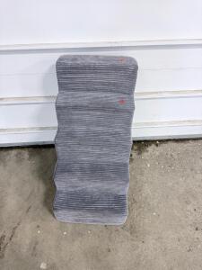4-Step Foam Pet Stairs, Gray, Corduroy Washable Cover, Non-Slip Base, Approx. 28"x16"x22", Good Condition