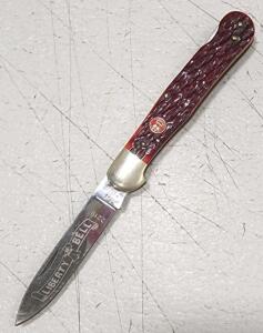 (1) Solingen Red Jigged Bone Handle Pocket Knife