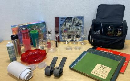 Columbia, Brunswick & World's Greatest Music Vintage Classical & Bing Crosby 78 RPM Album Sets/ Pully/ Car Cleaning Kit with Bag and More