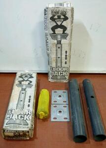 (2) TAPCO C-3 Adjustable Floor Jacks 1'7"&ndash;3'0" Height, 16,000 lb Capacity, Pair, Original Packaging