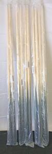 (10) TSJ Sports 36" Shorty One-Piece Pool Cues, Maple Wood, Lightweight, Made in China