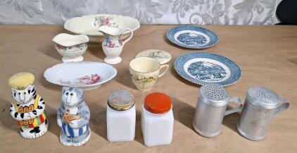 (3) Pair Of Vintage Salt & Pepper Shakers & (6) Pieces Of Assorted Decorative China