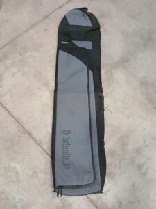 Dakota Design Logic Wheeled Snowboard/Ski Bag, Fits 160&ndash;180cm Boards, Padded, Black/Gray