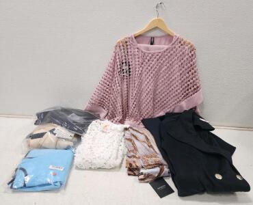 Designer and Contemporary Women's Clothing Lot, Joseph Ribkoff, 7 Pieces, Outerwear, Lace, Knit