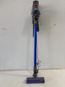 Dyson V7 Motorhead Cordless Stick Vacuum, Blue/Gray, 30-Min Battery, Motorized Head, Charger. Powers on. Please inspect in person.