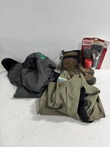 Cabela&rsquo;s XL Chest Waders & Size 14D Boots, Bluestream Wader (unknown size) and Angler&rsquo;s Choice Belt Kit