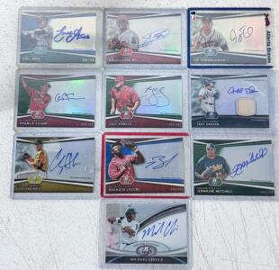 2011 Bowman Platinum Jermaine Mitchell Auto, Oakland Athletics, #344/399, Topps Certified