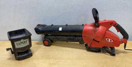 Sun Joe 3-in-1 Electric Blower/Vacuum/Mulcher, 14A, 250 MPH, Corded, Extras - Works