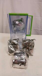 Turapur Water Filtration Pitcher, 2.0 Qt, Clear/Green, Includes 3 Replacement Filters Sealed