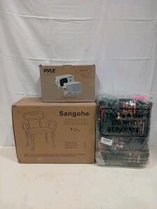 Sangohe Shower Chair 796C-A, Adjustable, Removable Arm and Backrest, 300 lbs Capacity, New in Box & More