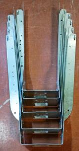 (5) MiTek Face Mount Joist Hanger, 3.5"x15", Galvanized Steel, Certified, Qty 5