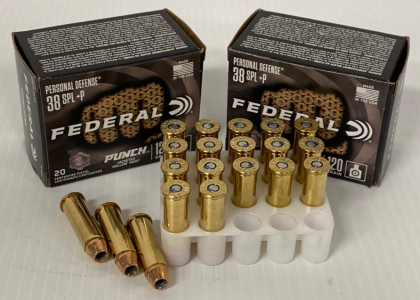 (2) Boxes of Federal 38 SPL 120 Gr.