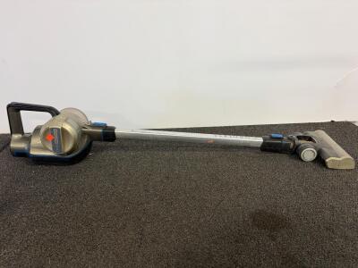 Hoover Cordless Stick Vacuum Cleaner, 18V Lithium-Ion, Grey/Blue, Lightweight, Bagless