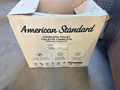 American Standard Champion 4 Complete Toilet, Model 731AA001S.020, White, 1.6 GPF, Elongated Bowl