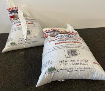 American Eagle Premium Wood Pellets, 40 lbs per bag, 100% Pure Wood, No Fillers or Additives