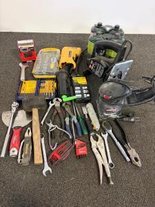 Assorted Hand and Power Tools Lot &ndash; Craftsman Sander, Wen Jigsaw, Stanley Utility Knife, Socket Set