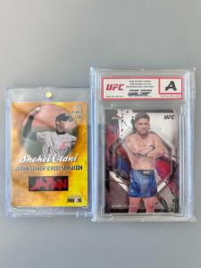 Shohei Otani 2012 Rookie Phenoms Japanese High School Sensation Card & Henry Cejudo UFC 2024 Topps Slab