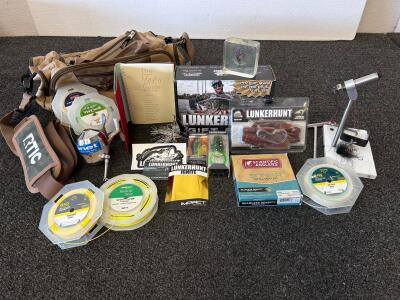 Complete Fly Fishing Bundle: Cabela&rsquo;s Pack, Reels, RIO & SA Lines, Lunkerhunt Lures, Tying Vise