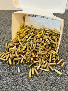 Loose Remington .22 LR Rimfire Ammo, 250&ndash;400 Mixed Rounds, Brass Cases, Various Types