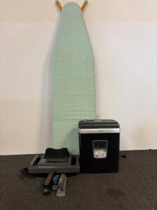 ATIVA Shredder, Kneading Fingers Massager, Swingline & Penn State Staplers, Ironing Board