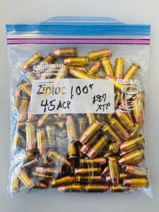 Bag Of .45 ACP 187 XTP Ammo