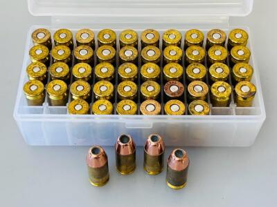 .45 ACP 185/gr XTP Hollow Point Reloads, Mixed Brass, Hornady Bullets, 50-Round Box