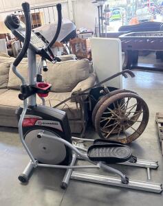 Schwinn 431 Elliptical Trainer, 16 Resistance Levels, 18" Stride, 300 lb Capacity, LCD Console