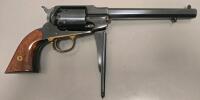 A.S.M. Remington 1858 .44 Cal Black Powder Revolver, Italy, 8" Barrel, Serial A82962, Blued/Brass - 9