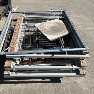 Heavy Duty Livestock Platform Scale, 4x6 ft, 5,000 lb Capacity, Galvanized Steel Frame