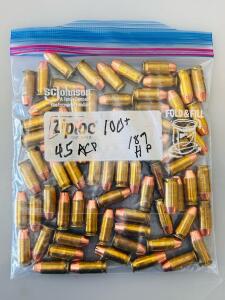 Bag Of .45 ACP 187 HP Ammo