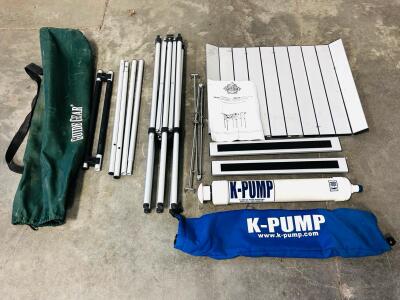 Guide Gear GG Compact Camp Kitchen & K-Pump K-100 Portable Hand Pump