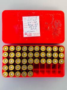 Partial Box Of .45 ACP 185Gr Hornady XTP Reloads | Bullseye 5.9Gr | Mixed Brass, SP Primer