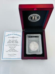 1878 Morgan Silver Dollar &ldquo;7-Over-8 Tail Feathers&rdquo; Error, Very Good, COA, Bradford Exchange