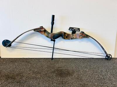 Jennings OneStar Compound Bow, 50&ndash;60lb Draw, 28&ndash;30" DL, Cobra Sight, Camo, Serial #1273601