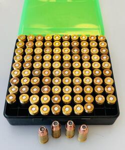 .45 ACP 185Gr Hornady XTP Reloaded Ammo, 100 Rounds, Mixed Brass, Reload Date 5-8-16
