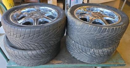 American Racing 20" Chrome Alloy Wheels With Toyo Proxes ST 285/30ZR20 Tires