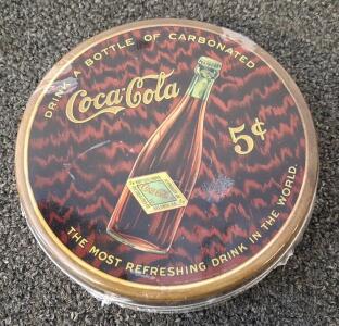 Case XX 6225 1/2 SS Coca-Cola 5&cent; Commemorative Coke Bottle Pocket Knife, Walnut Handle, Tin Unopened