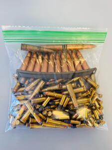 Bulk .22 LR .32 WIN Rimfire & Centerfire Ammo, 7.62x39mm Surplus FMJ On Stripper Clip