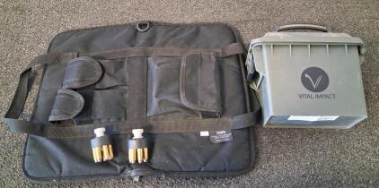 AMS Large Range Bag With HKS-Style Speedloaders And Vital Impact .30 Cal Ammo Can