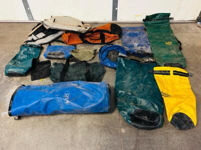 River Dry Bags Raft Gear &ndash; NRS Tuff Sack 38L/10L, SealLine Baja 20L, Aire Saddle Bags, Mesh Duffels