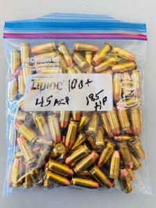 Bag Of .45 ACP 185 HP Ammo