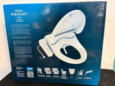 TOTO WASHLET S500e SW3046AT40#01 Electronic Bidet Seat, Elongated, Wireless Remote