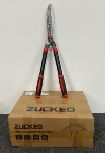 ZUCKEO 12-Pack Low Voltage LED Pathway Lights, 5W 3000K, IP66 Waterproof, Aluminum Housing