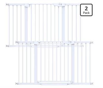 Cumbor 2 Pack 29.7-54.2" Baby Gate For Stairs