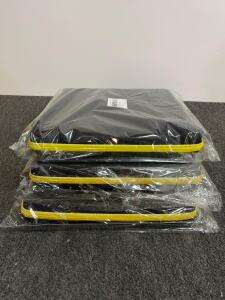 Large 88-Car Storage Case For 1:64 Hot Wheels/Matchbox, Hard Shell, Zipper, Handle &ndash; Black/Yellow