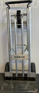 Cosco 3-in-1 Aluminum Hand Truck/Dolly, 800 lb Capacity, Pneumatic Wheels, Convertible Cart