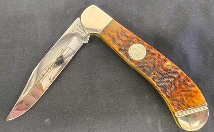 Case XX NKCA 1991 DB61100 SS Saddlehorn Knife, 1 Of 4000, Serial #1360