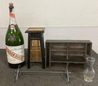 Home Decor And Gordon Rouge Champagne Bottle