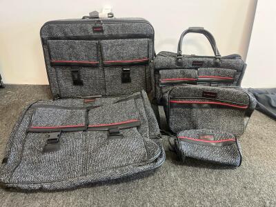 Givenchy 5 piece luggage set