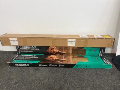STAINMASTER PetProtect Waterproof Vinyl Plank Flooring, Brown Oak, 36.36 Sq. Ft., 2 Boxes + Trim Kit